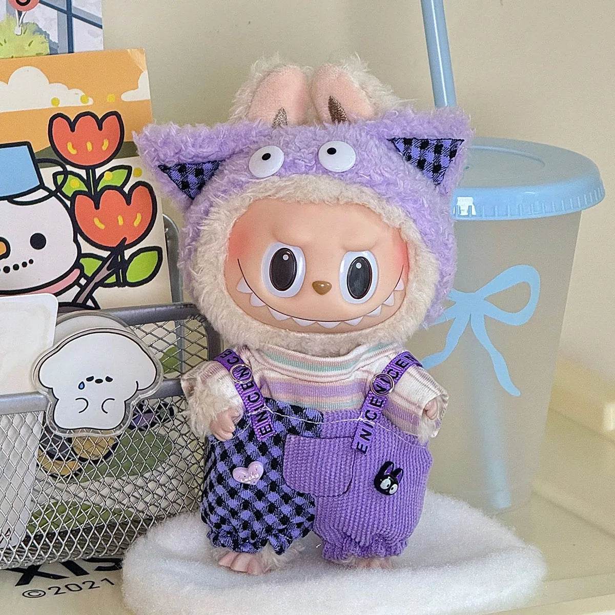 Cute Doll Clothes Outfit Accessories For Labubu V2 V1 Party Dress Set Little Devil Costumes Gifts - ToylandEU