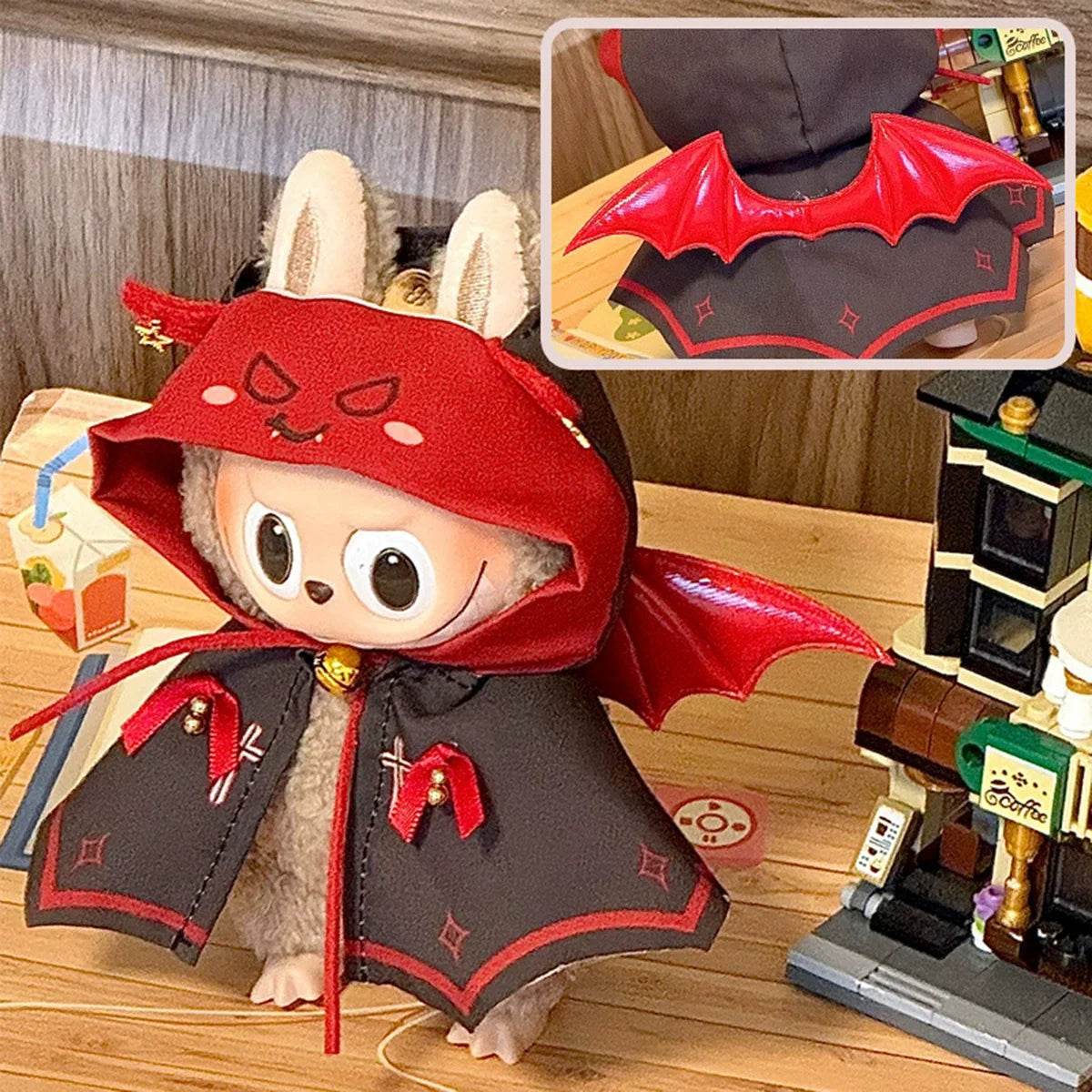 Cute Doll Clothes Outfit Accessories For Labubu V2 V1 Party Dress Set Little Devil Costumes Gifts - ToylandEU