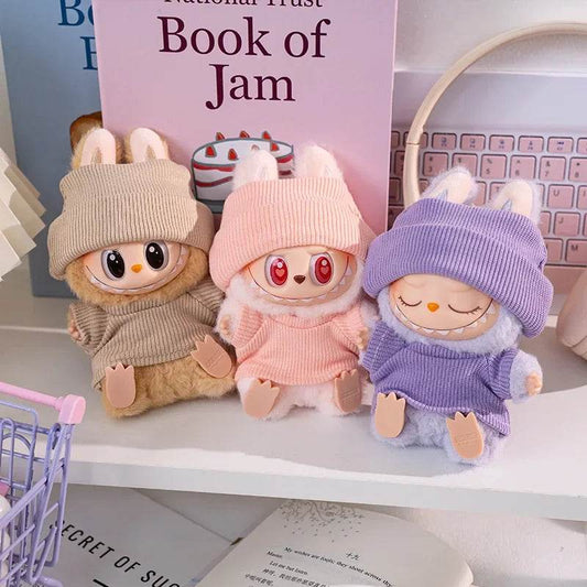 Cute Doll Clothes Trendy Macaron Korea Style For Labbubu - ToylandEU