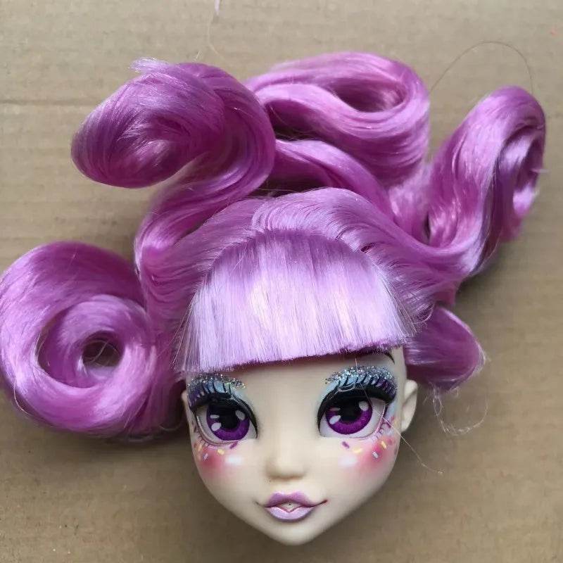 Cute Doll Heads Sparkly Glass Eyes One Sixth Scale Collector - ToylandEU