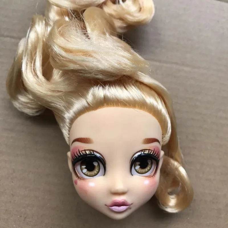 Cute Doll Heads Sparkly Glass Eyes One Sixth Scale Collector - ToylandEU