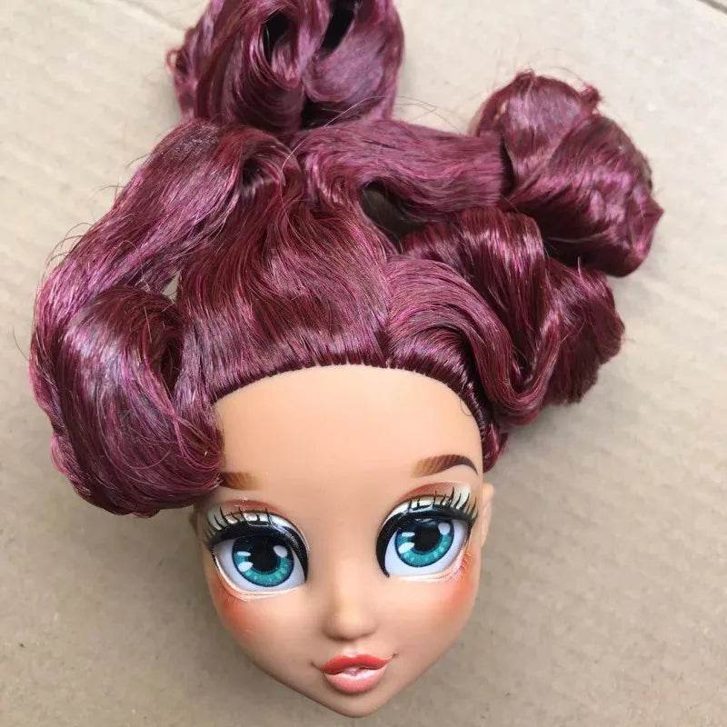 Cute Doll Heads Sparkly Glass Eyes One Sixth Scale Collector - ToylandEU