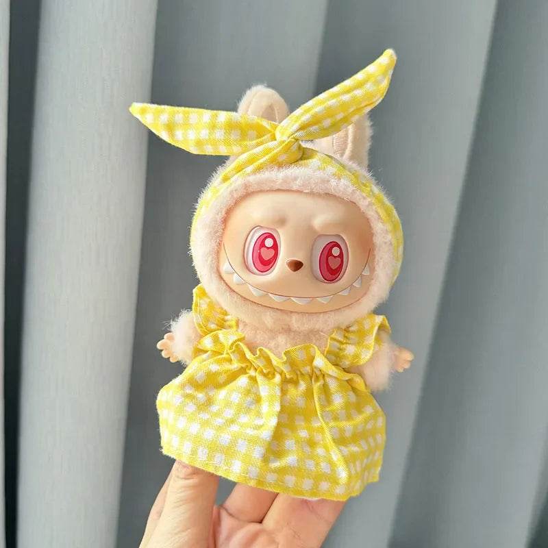 Cute Doll Outfit With Pineapple Sweater For Labubu Dolls - ToylandEU