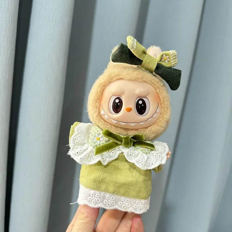 Cute Doll Outfit With Pineapple Sweater For Labubu Dolls - ToylandEU