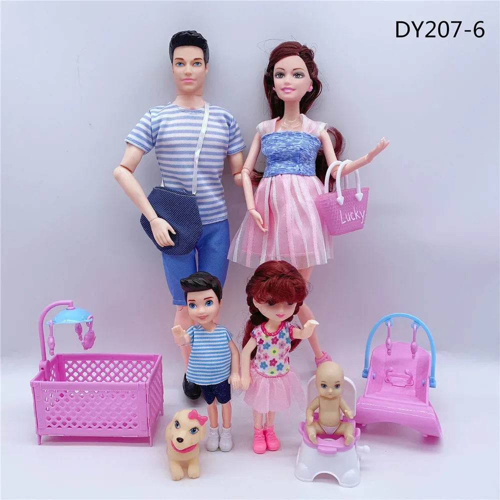 Cute Dollhouse Stroller Set 11.5 Inch Baby Dolls For Kids - ToylandEU