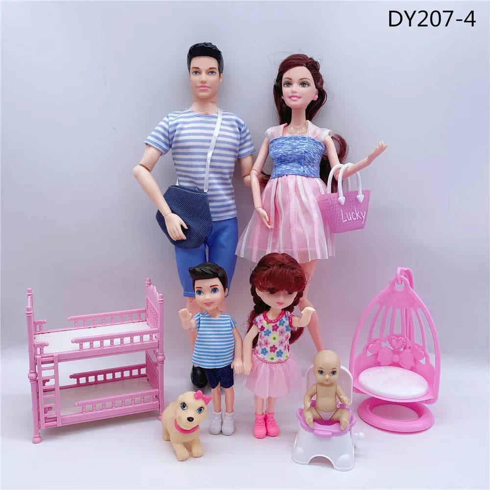 Cute Dollhouse Stroller Set 11.5 Inch Baby Dolls For Kids - ToylandEU