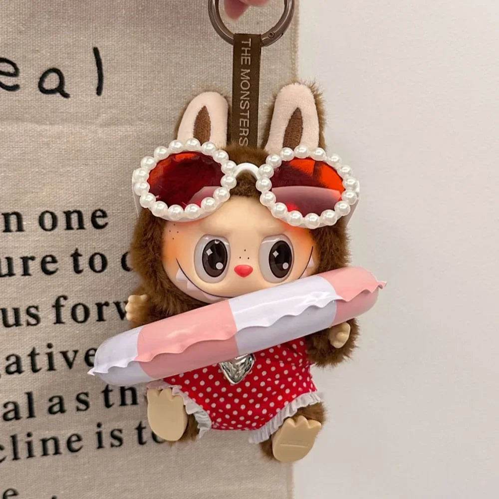 Cute Fashion Doll Accessories Set with Bikini Swimsuit and Rings for 3.0 Labubu V1 V2 V3 Dolls Labubu - ToylandEU