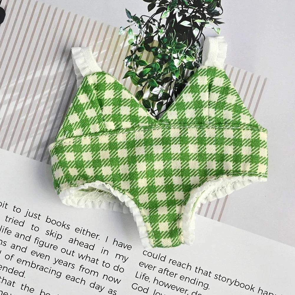 Cute Fashion Doll Accessories Set with Bikini Swimsuit and Rings for 3.0 Labubu V1 V2 V3 Dolls Labubu - ToylandEU