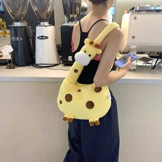  Giraffe Plush Shoulder Bag Kawaii Backpack Durable -  ToylandEU™