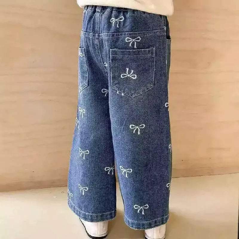 Cute Girls Denim Jeans 1to6 Elastic Waist Toyland EU -  ToylandEU™