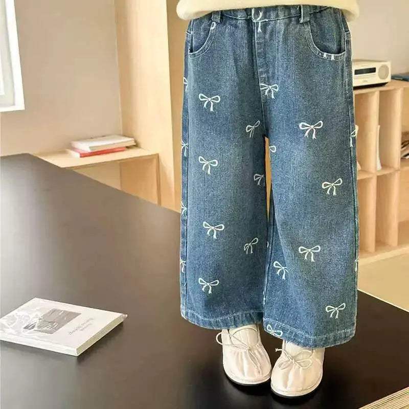  Cute Girls Denim Jeans 1to6 Elastic Waist Toyland EU -  ToylandEU™