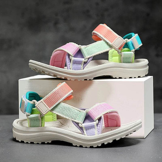 Cute Girls' Open Toe Sandals Summer Breathable Kids Shoes - ToylandEU