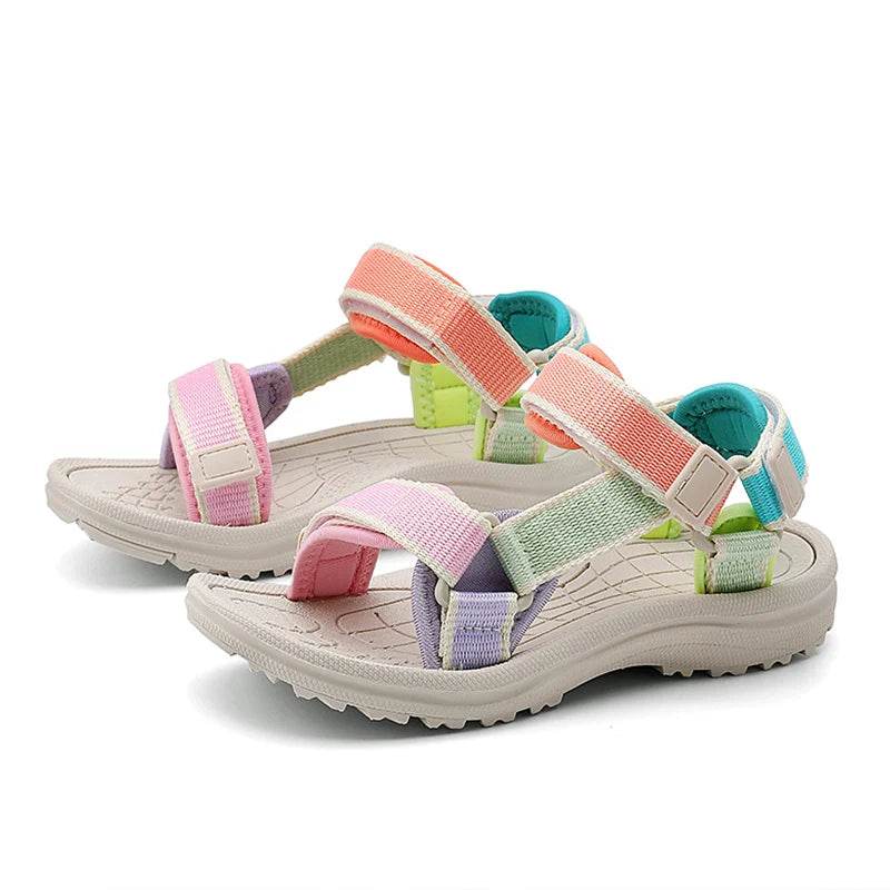 Cute Girls' Open Toe Sandals Summer Breathable Kids Shoes - ToylandEU