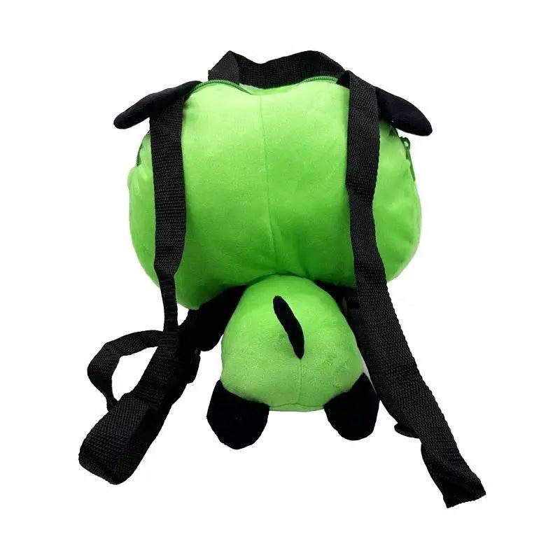  Cute Green Alien Invader Zim 3D Robot Gir Plush Doll Backpack -  -  ToylandEU™