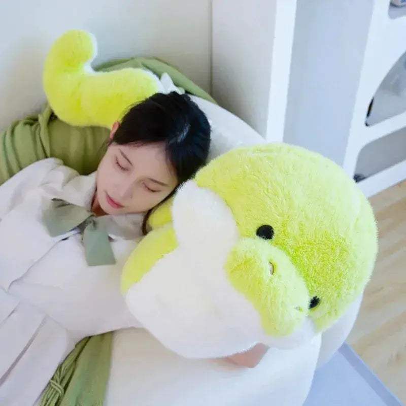 Cute Green Plush Snake Toy For Kids Soft Coiled Friend - ToylandEU