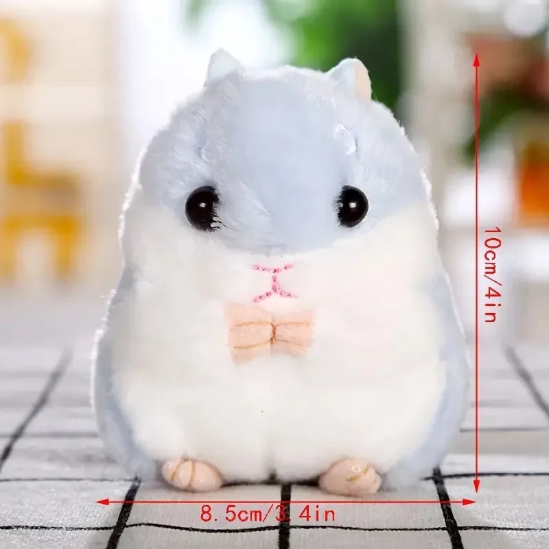 Cute Hamster Plush Toy With Chain Key Ring Pendant For Kids Birthday Gift - ToylandEU