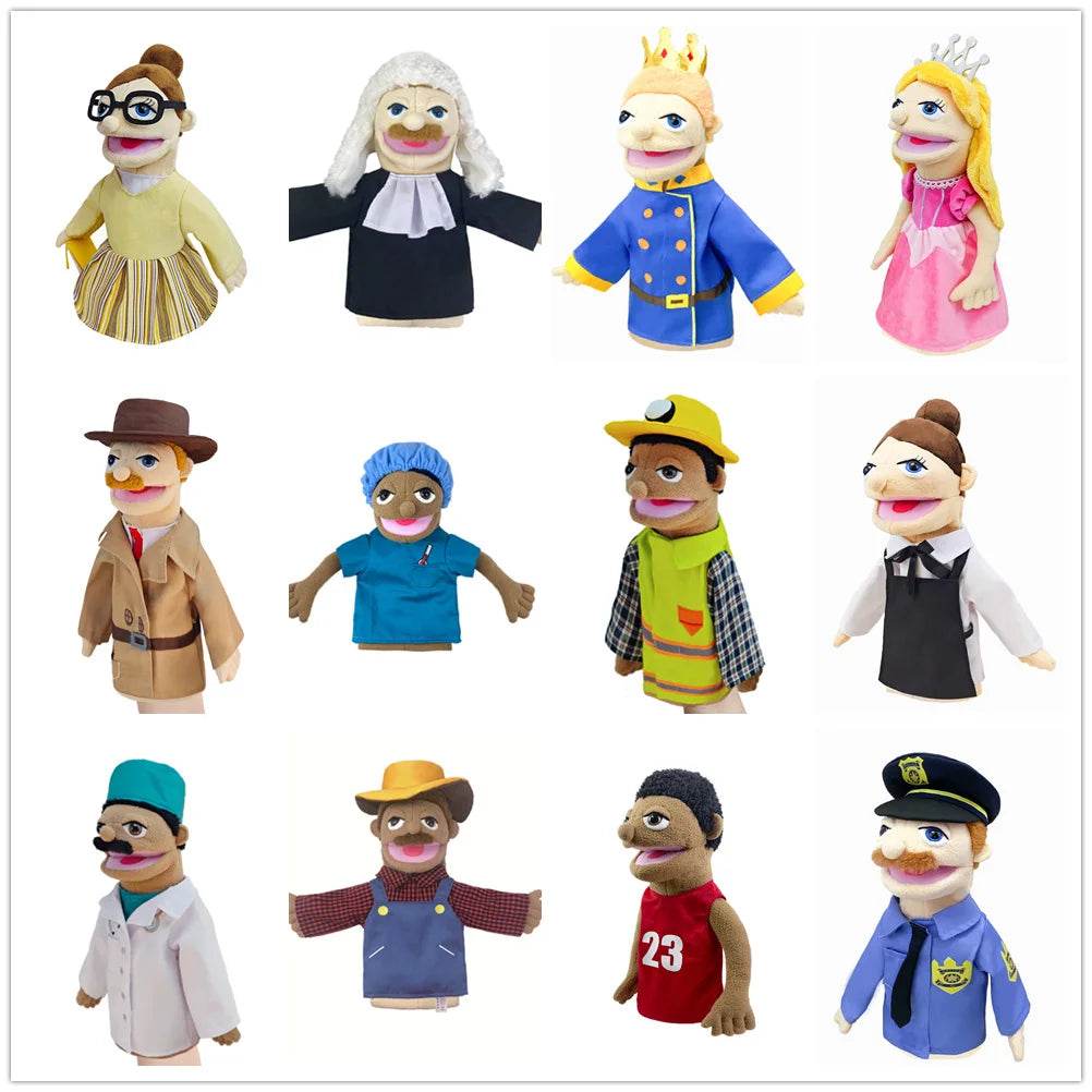 Cute Hand Puppets Profession Series For Kids Education - ToylandEU
