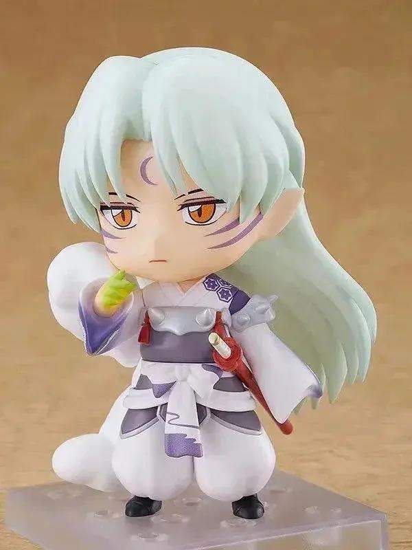 Cute Inuyasha and Sesshoumaru Anime FIgurines, Kawaii Chibi Action Figures PVC Cute Toys 10 cm - ToylandEU