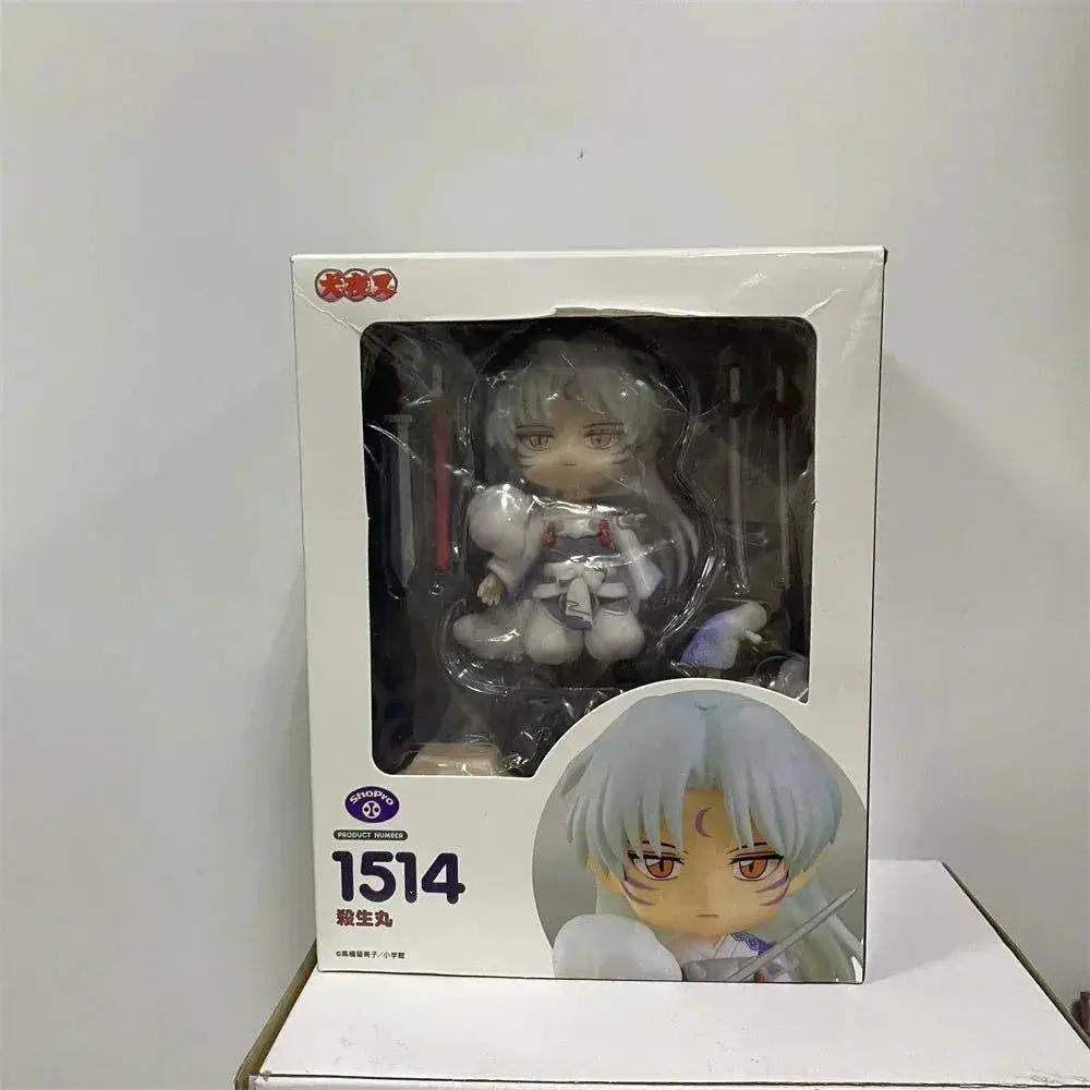 Cute Inuyasha and Sesshoumaru Anime FIgurines, Kawaii Chibi Action Figures PVC Cute Toys 10 cm - ToylandEU