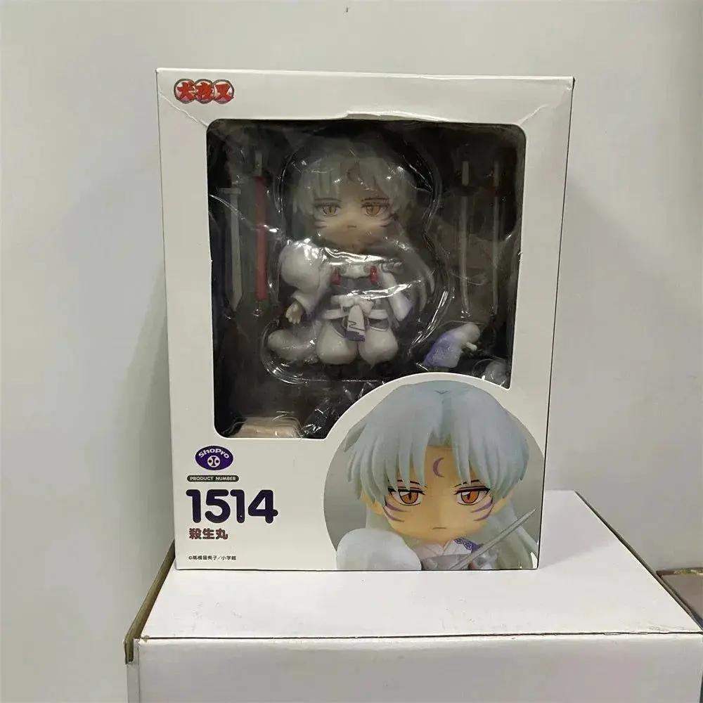 Cute Inuyasha and Sesshoumaru Anime FIgurines, Kawaii Chibi Action Figures PVC Cute Toys 10 cm - ToylandEU