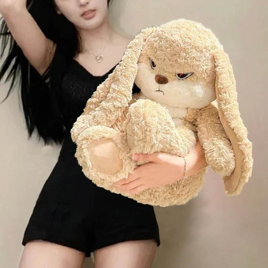 Cute Kawaii Angry Bunny Plush Toy - Soft, Cuddly, and Adorable Gift - ToylandEU