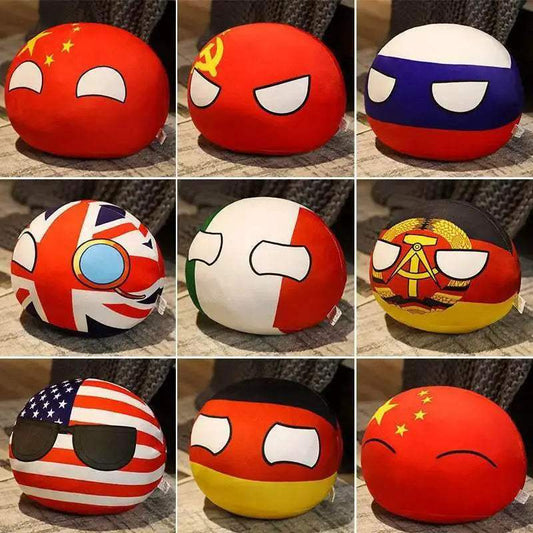  Cute Kawaii Countryball Plush 10cm Toy Toyland EU -  ToylandEU™