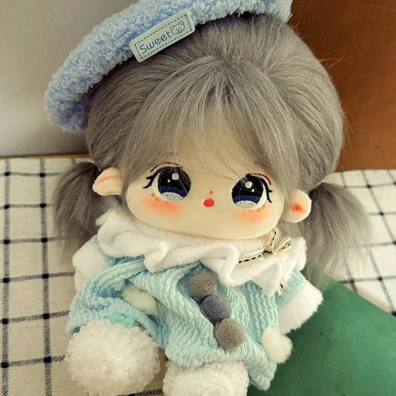 Cute Kawaii Idol Plush Doll 20cm Dress Up Customization Gift - ToylandEU