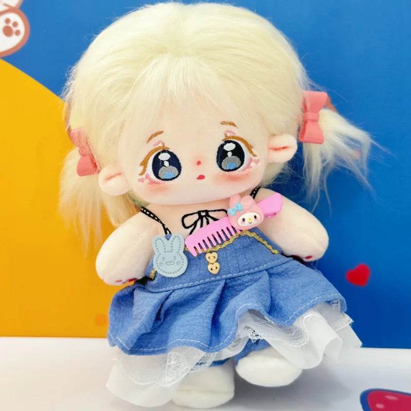 Cute Kawaii Idol Plush Doll 20cm Dress Up Customization Gift - ToylandEU