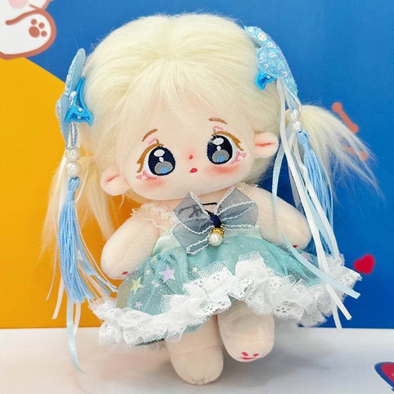 Cute Kawaii Idol Plush Doll 20cm Dress Up Customization Gift - ToylandEU
