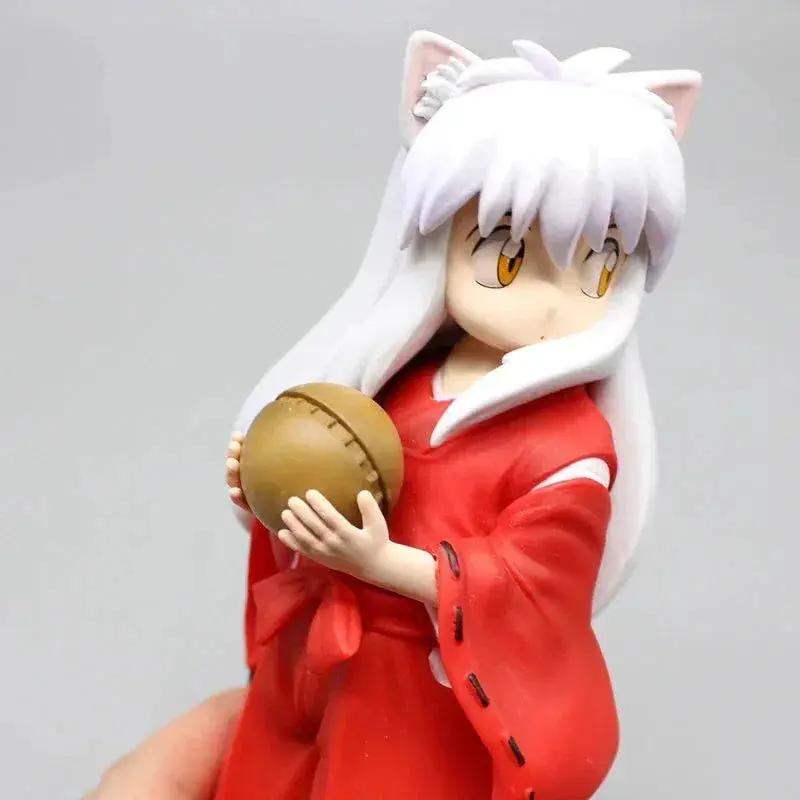 Inuyasha Chibi Figure Looking Back Pose Desktop Decor - ToylandEU