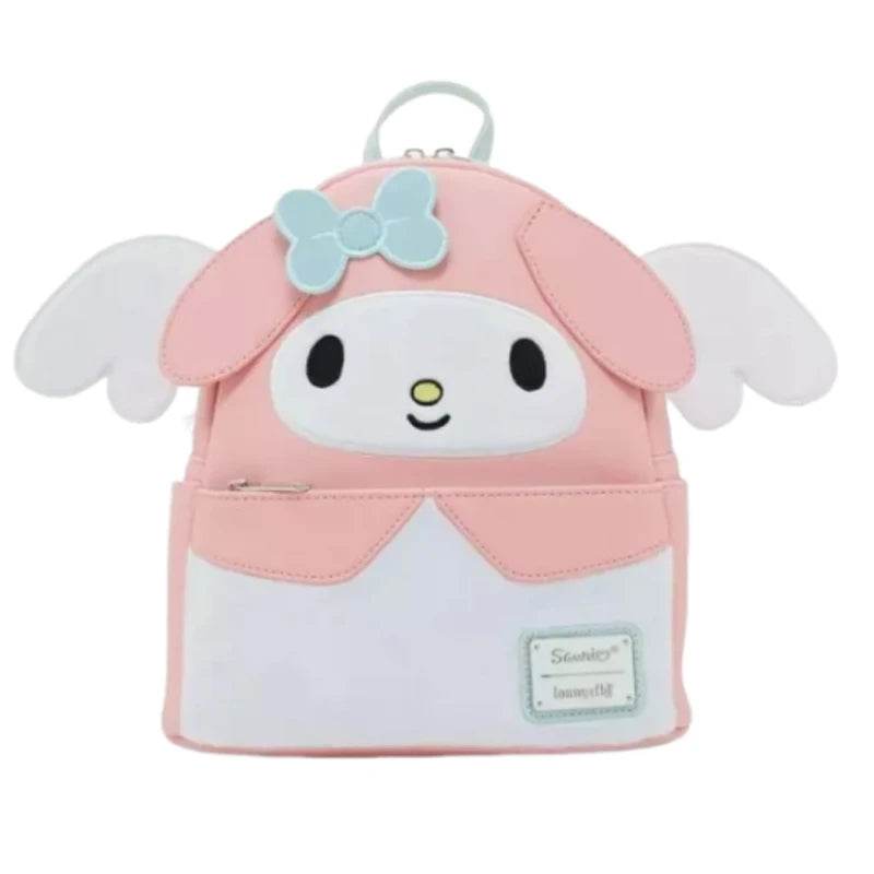 Cute Kids Backpack Sanrio Hello Kitty Melody Kuromi Design With Polyester Construction For Children Travel Storage - ToylandEU