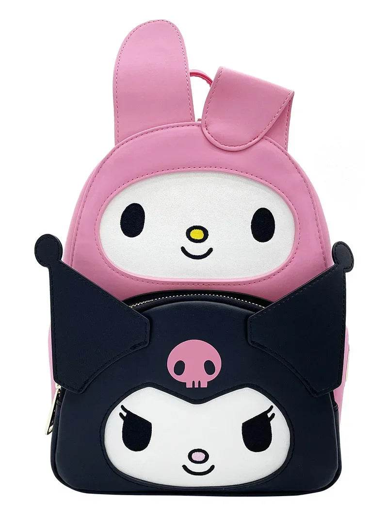 Cute Kids Backpack Sanrio Hello Kitty Melody Kuromi Design With Polyester Construction For Children Travel Storage - ToylandEU