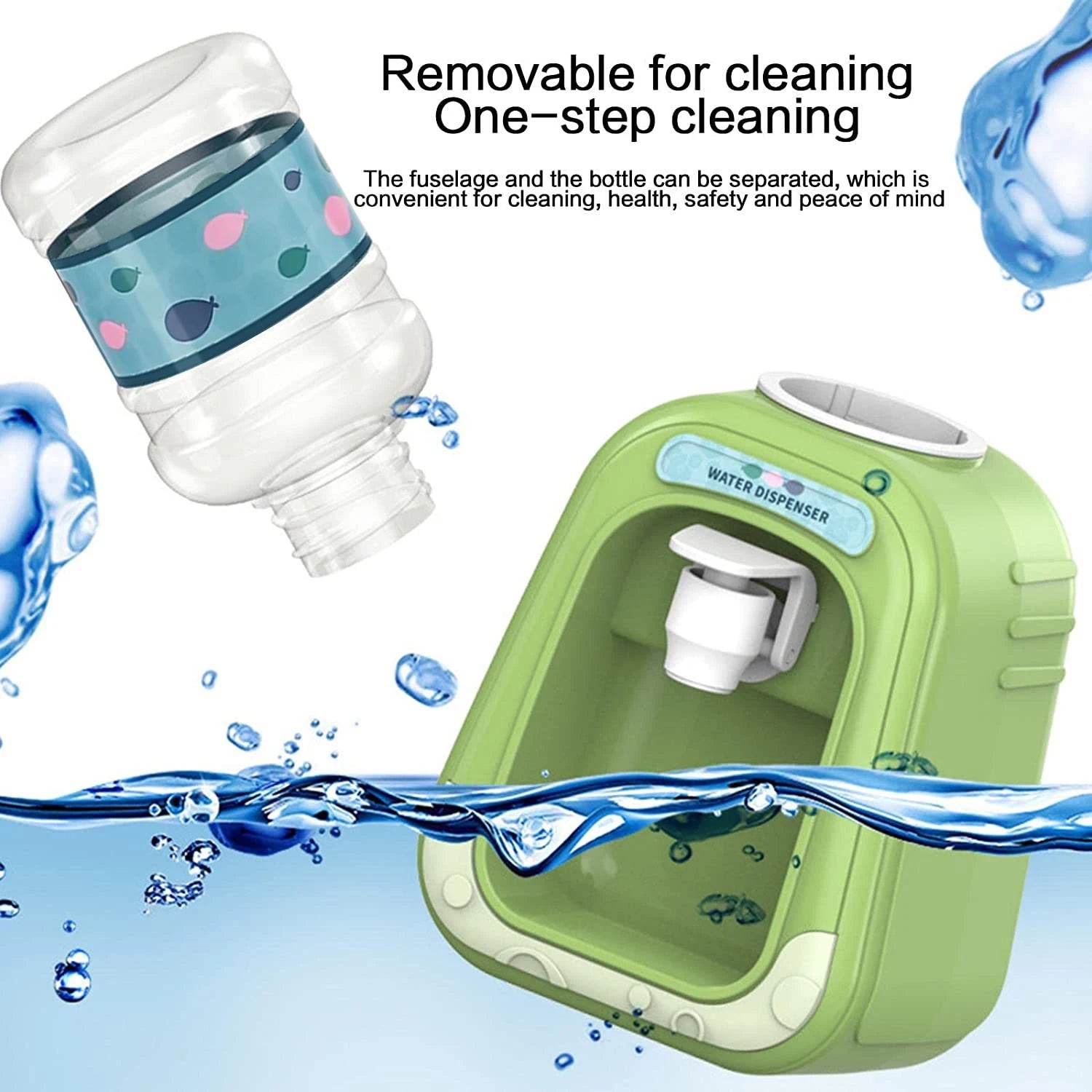 Cute Kids Kitchen Toy Dual Water Dispenser For Girls - ToylandEU