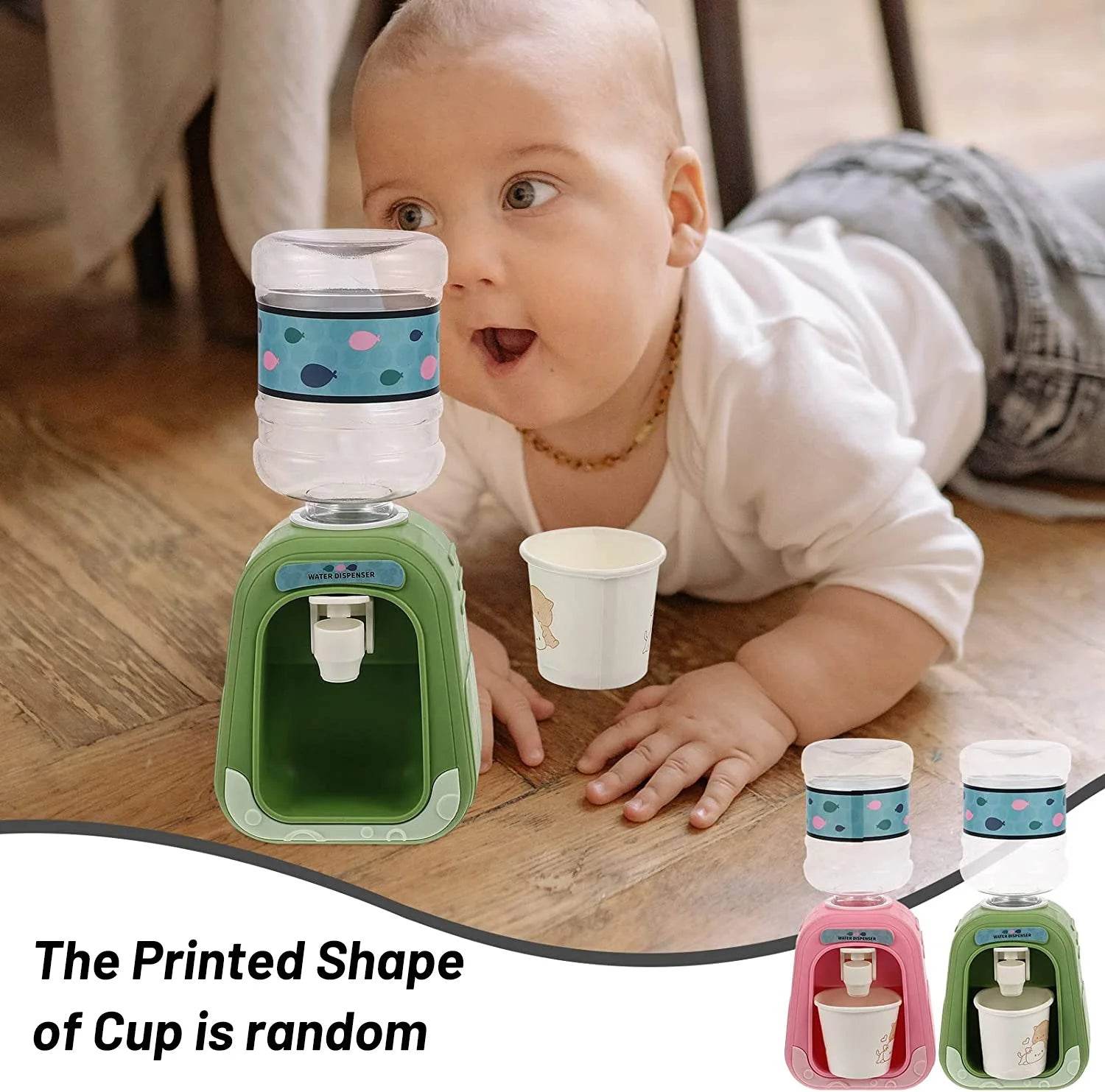 Cute Kids Kitchen Toy Dual Water Dispenser For Girls - ToylandEU