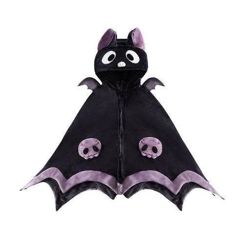 Cute Kuromi Bat Anime Y2K Plush Sleepwear Cloak - Toyland EU Collection - ToylandEU