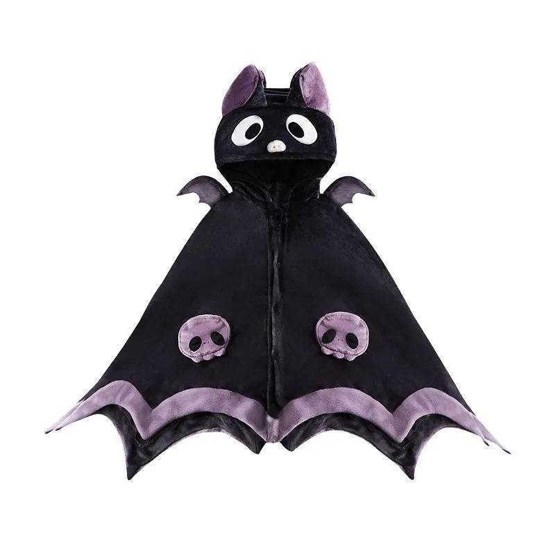 Cute Kuromi Bat Anime Y2K Plush Sleepwear Cloak - Toyland EU Collection - ToylandEU