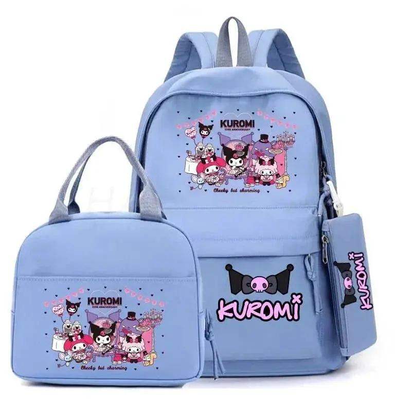 Kuromi Melody School Backpack With Lunch Bag And Laptop Pocket - ToylandEU