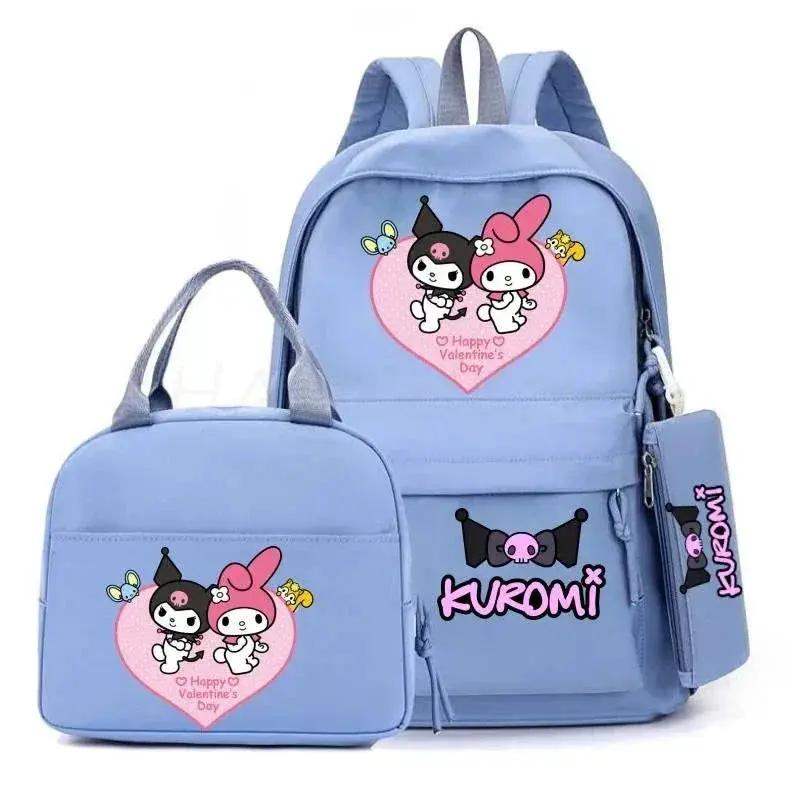 Kuromi Melody School Backpack With Lunch Bag And Laptop Pocket - ToylandEU