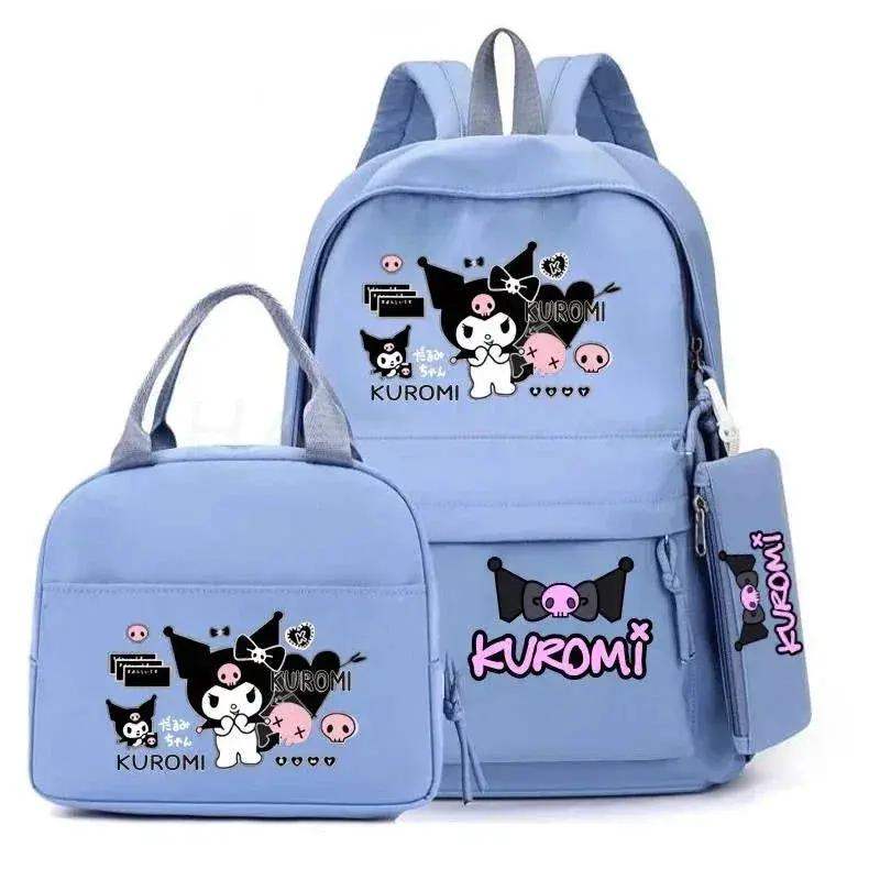 Kuromi Melody School Backpack With Lunch Bag And Laptop Pocket - ToylandEU