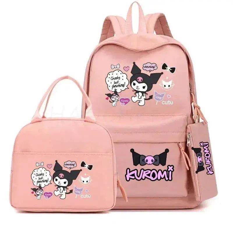 Kuromi Melody School Backpack With Lunch Bag And Laptop Pocket - ToylandEU