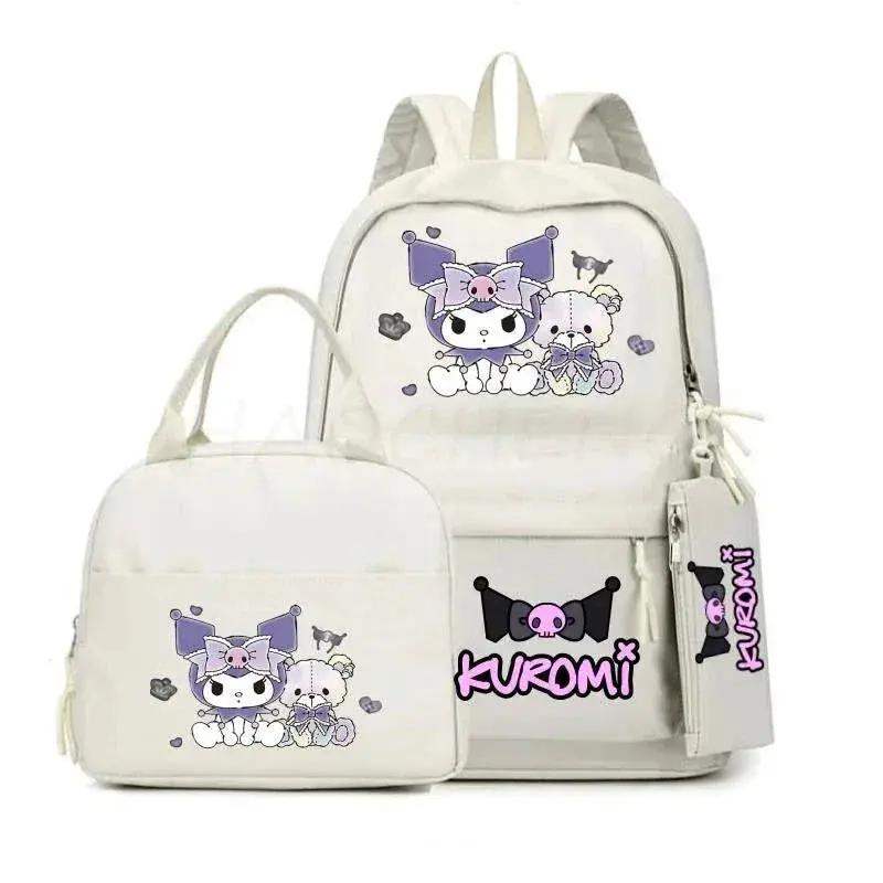 Kuromi Melody School Backpack With Lunch Bag And Laptop Pocket - ToylandEU