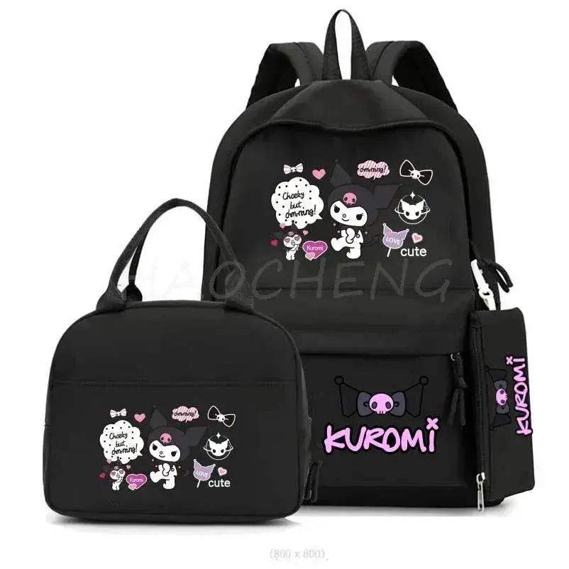 Kuromi Melody School Backpack With Lunch Bag And Laptop Pocket - ToylandEU