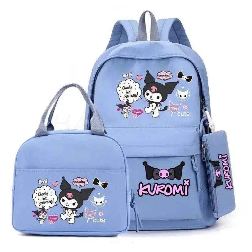 Kuromi Melody School Backpack With Lunch Bag And Laptop Pocket - ToylandEU