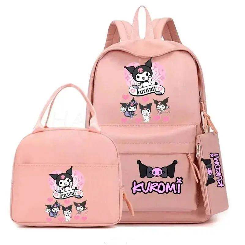 Kuromi Melody School Backpack With Lunch Bag And Laptop Pocket - ToylandEU