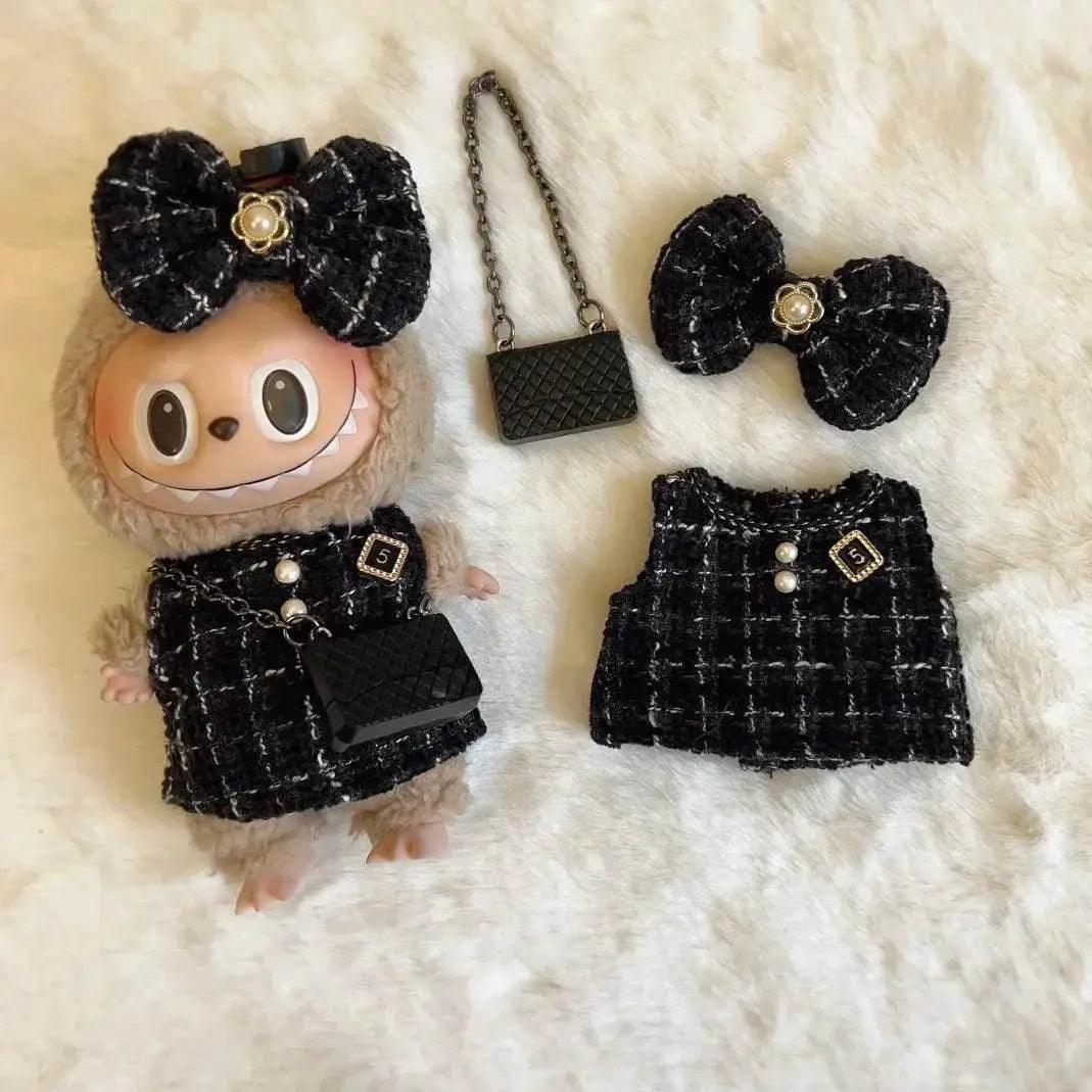  Cute Labubu Doll Outfit Classic Dress Set for Mini Dolls -  ToylandEU™