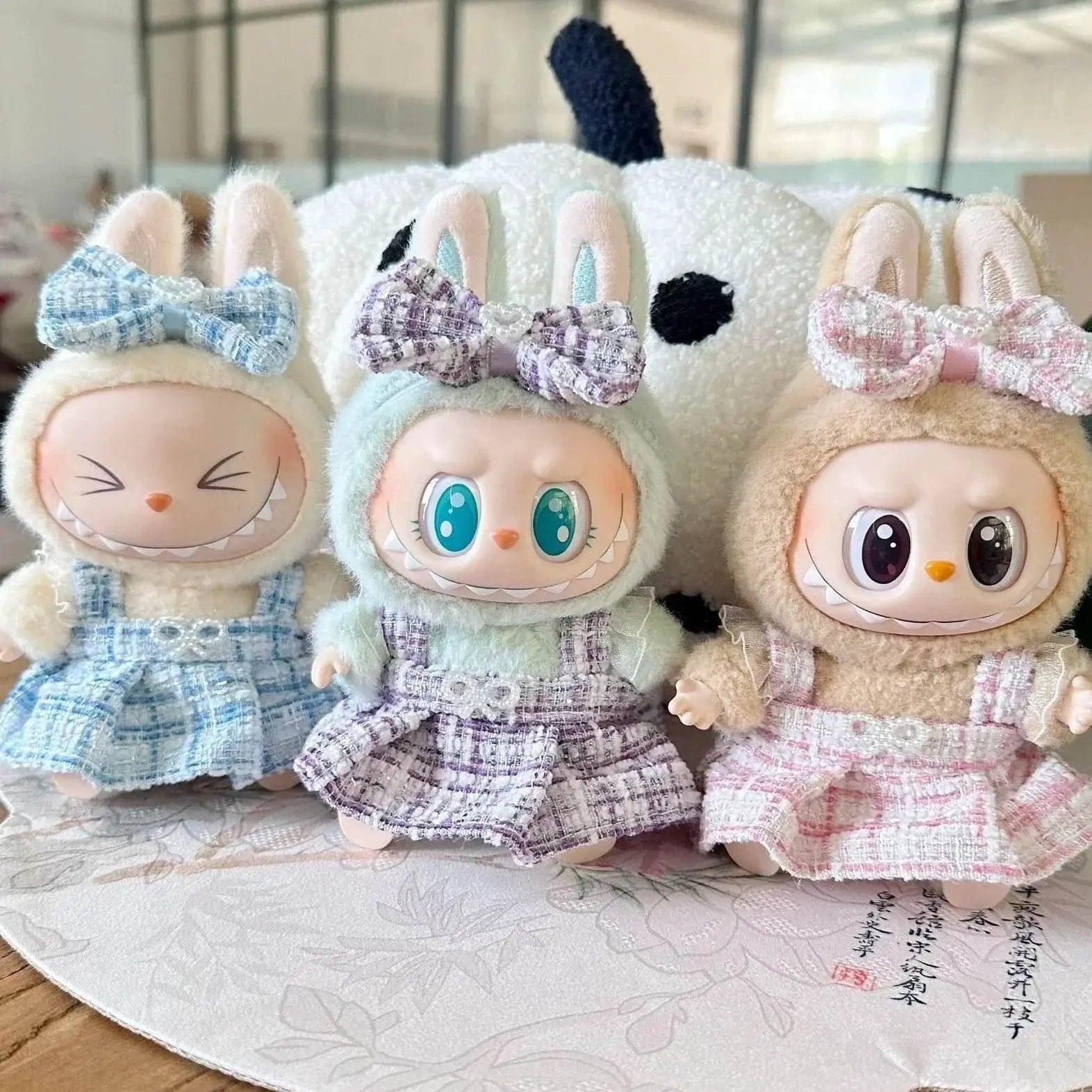  Cute Labubu Doll Outfit Classic Dress Set for Mini Dolls -  ToylandEU™