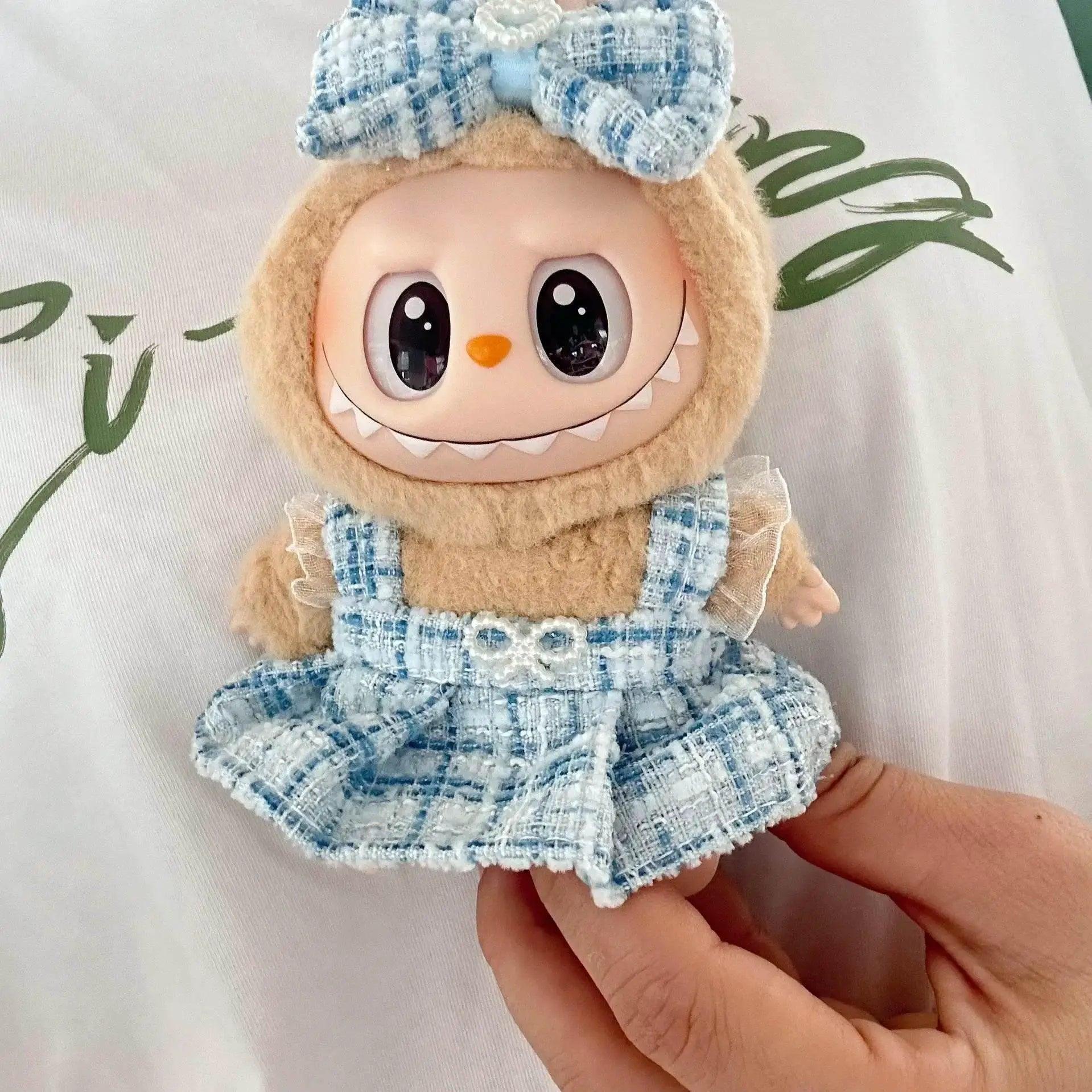  Cute Labubu Doll Outfit Classic Dress Set for Mini Dolls -  ToylandEU™