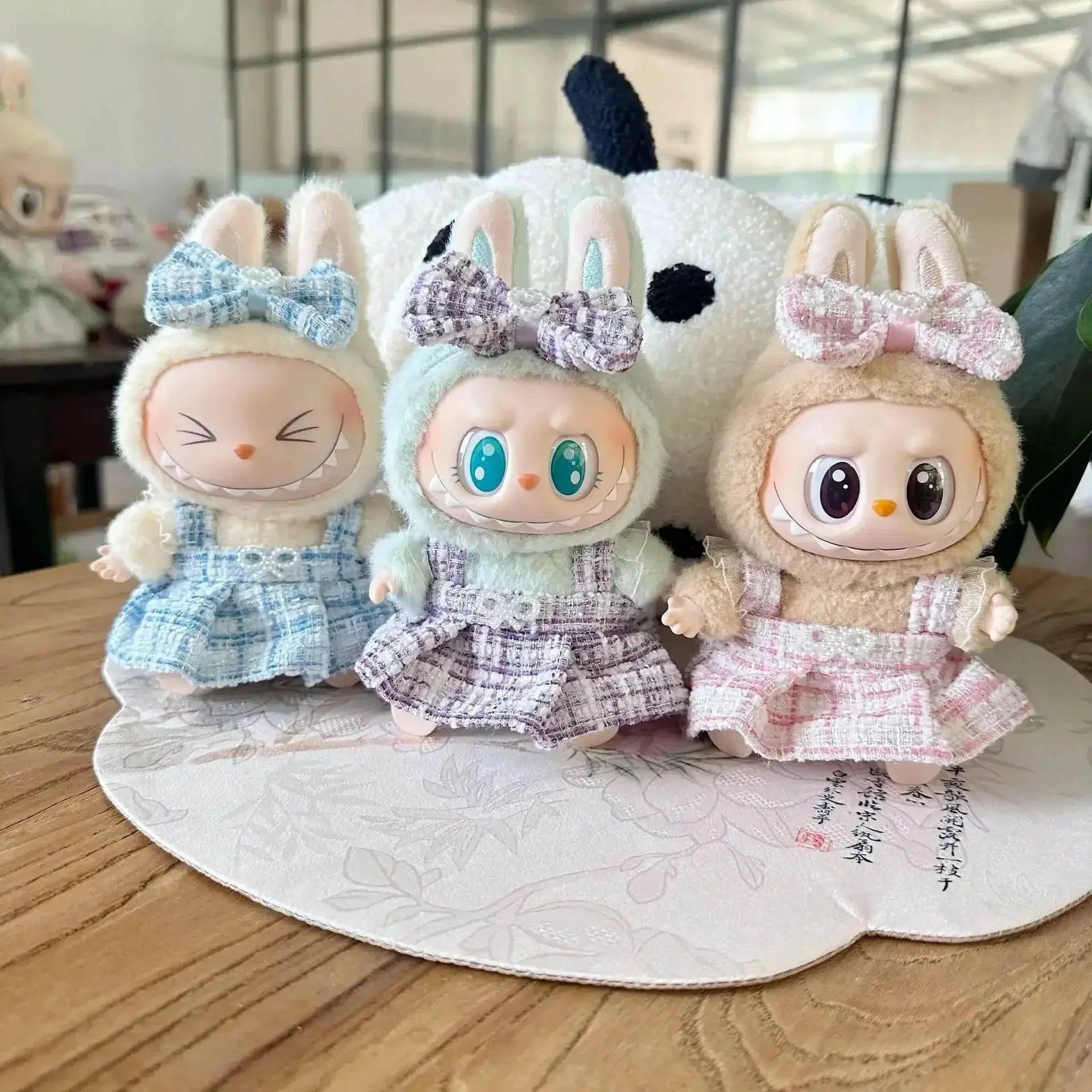  Cute Labubu Doll Outfit Classic Dress Set for Mini Dolls -  ToylandEU™
