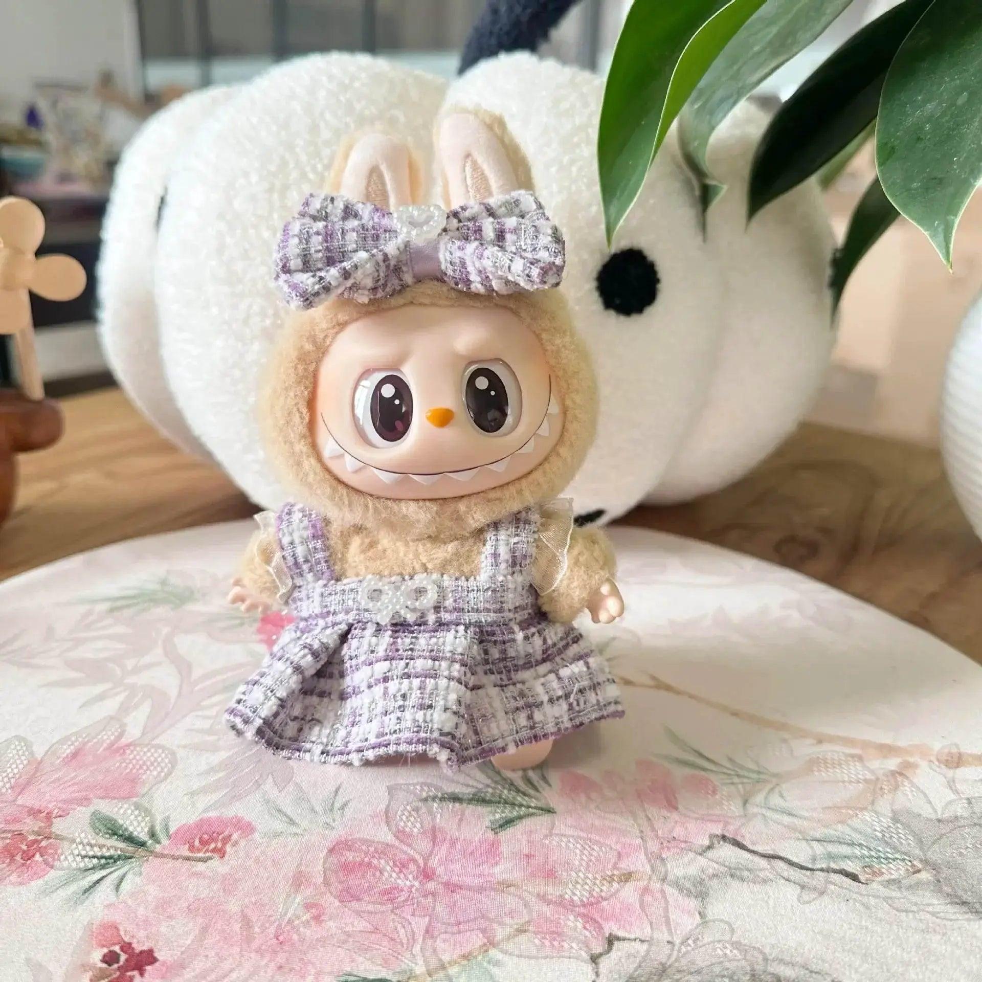  Cute Labubu Doll Outfit Classic Dress Set for Mini Dolls -  ToylandEU™