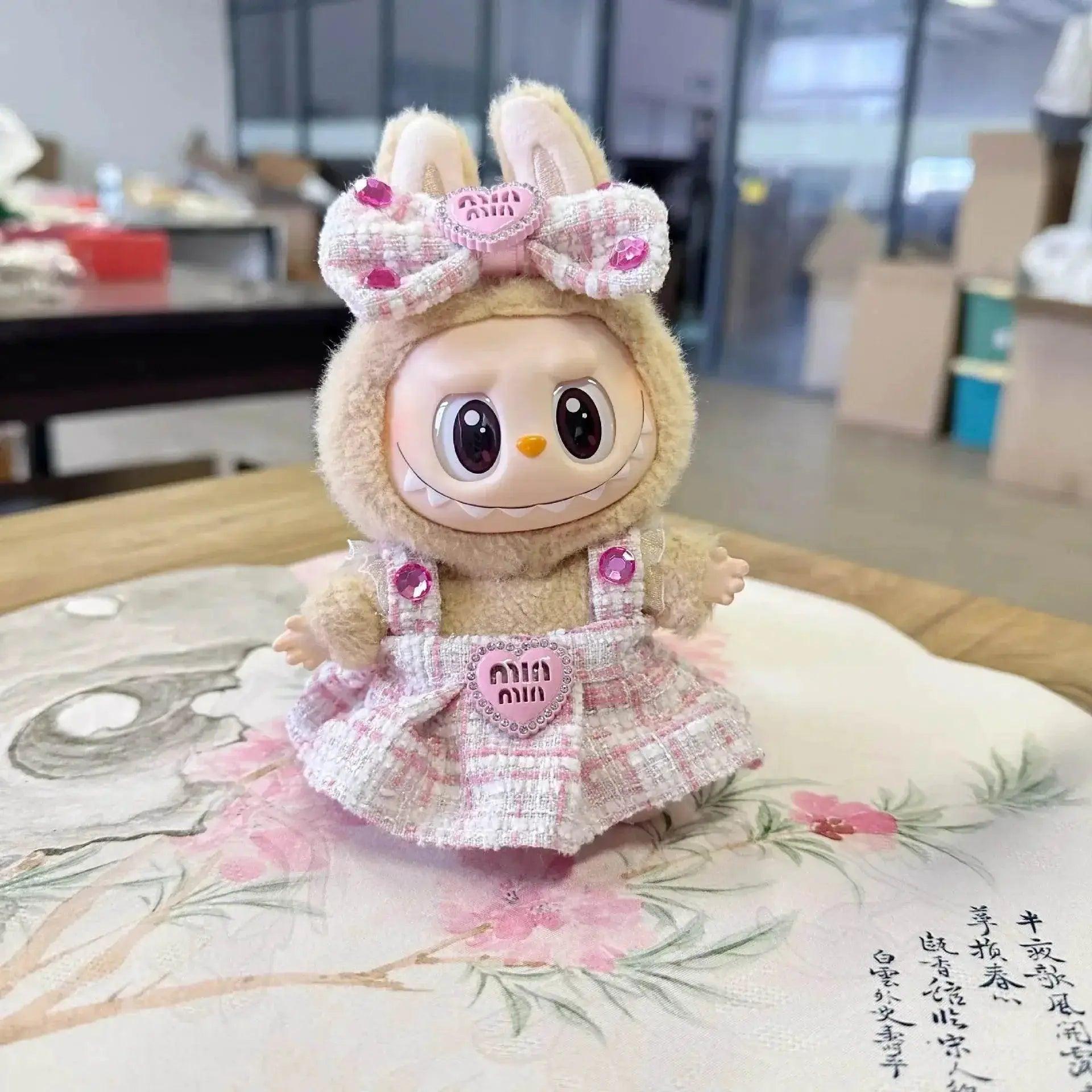  Cute Labubu Doll Outfit Classic Dress Set for Mini Dolls -  ToylandEU™
